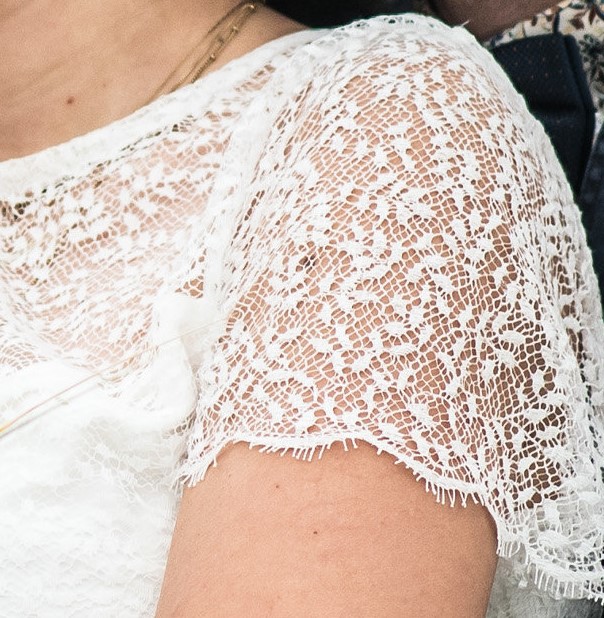 Dentelle détails d'une création d'A.Tellier