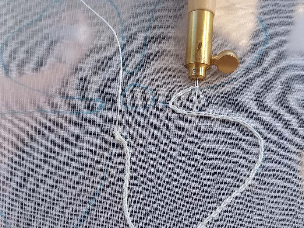 Détails des techniques de broderie par A.Tellier